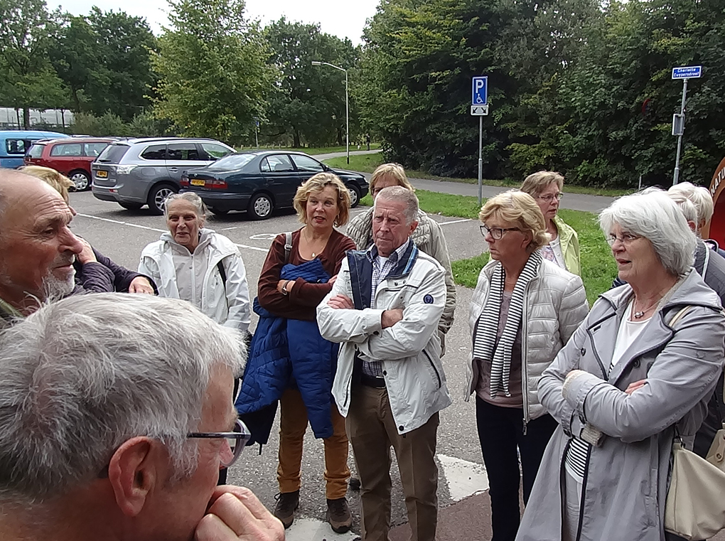  Uistapje 2017, rondleiding in de natuur en uitleg van de natuur. 